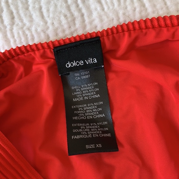 Dolce Vita One Piece Swimsuit XS - Picture 4 of 4